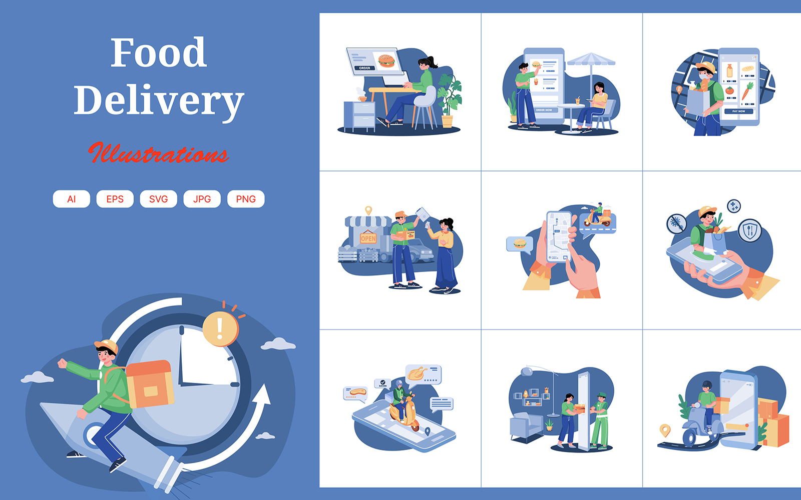 M449_Food Delivery Illustrations