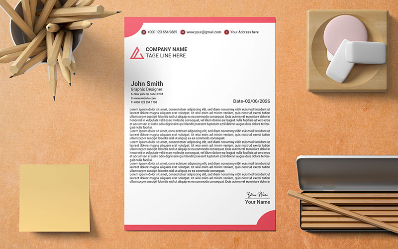 A4 Letterhead Corporate Identity Design Template_120