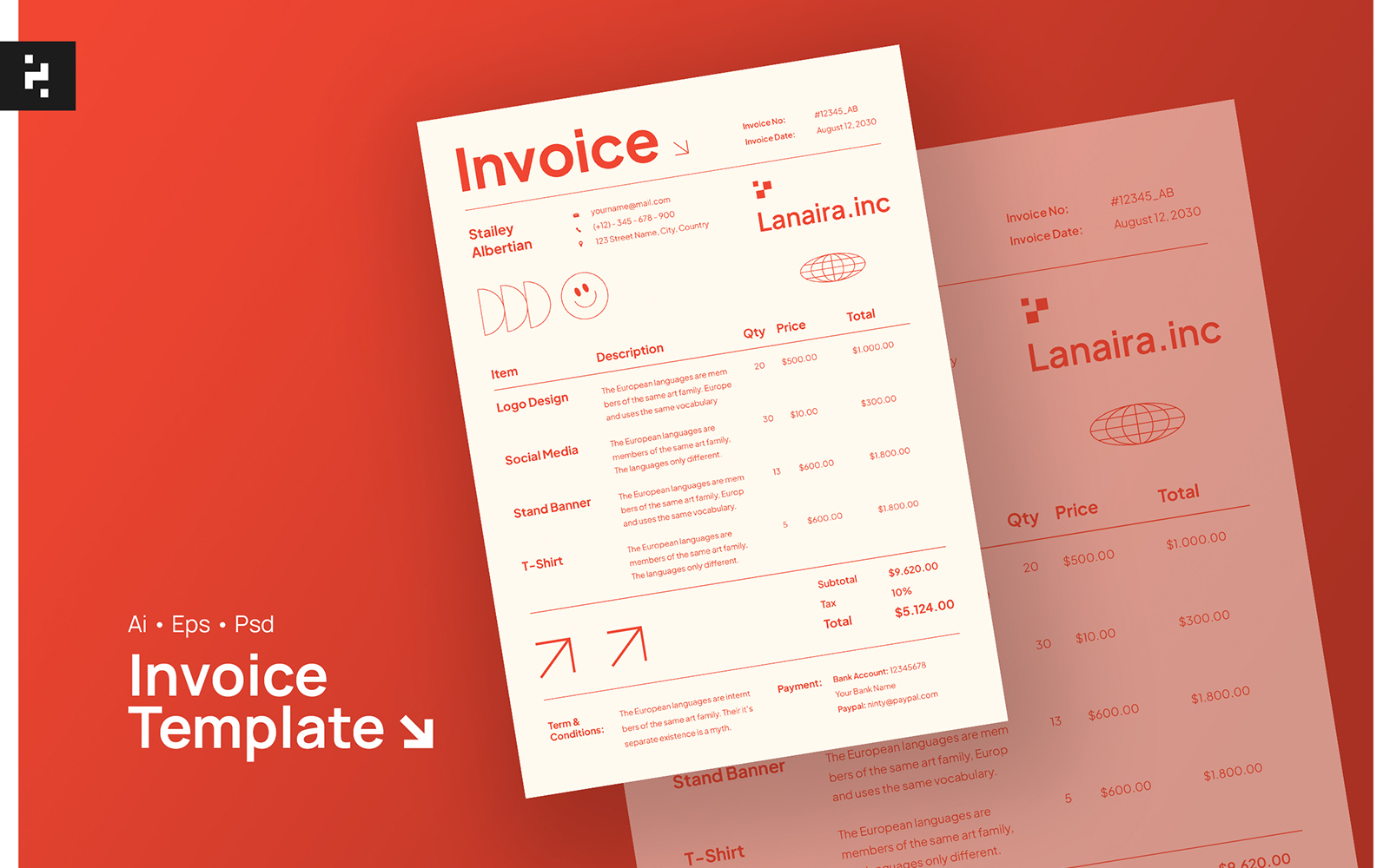 Creative Simple Invoice Template