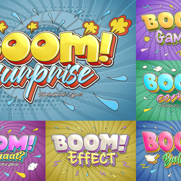 Text Boom Illustrations Templates 382304