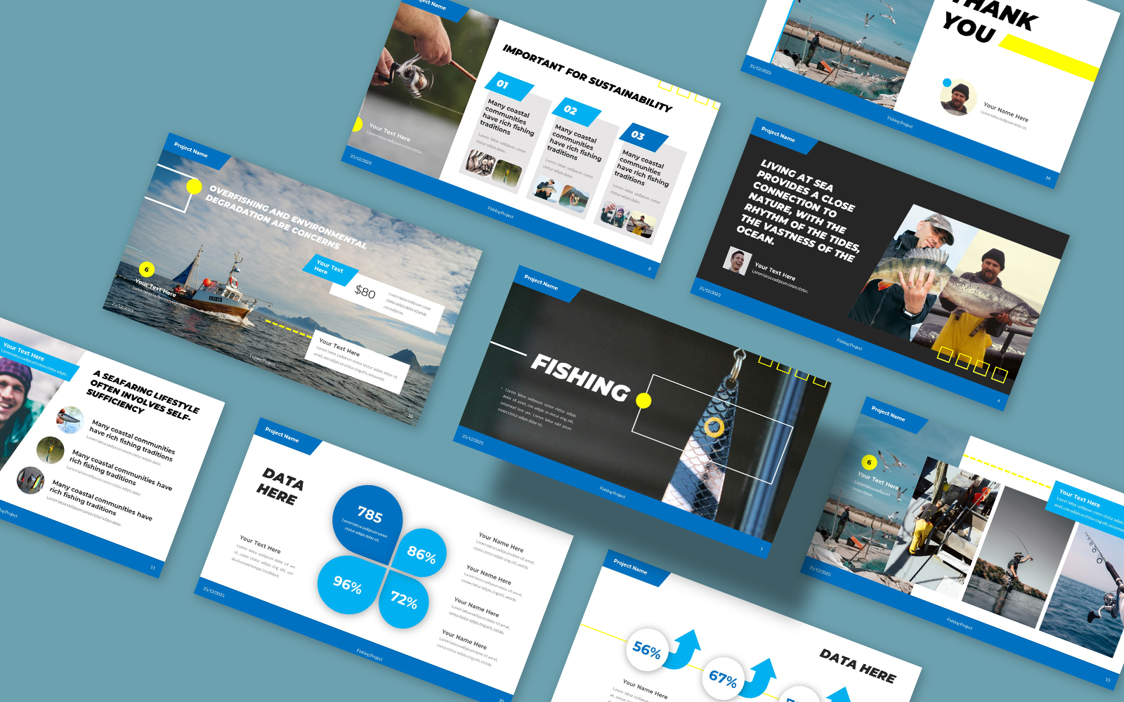 Fishing Community Presentation Keynote Template