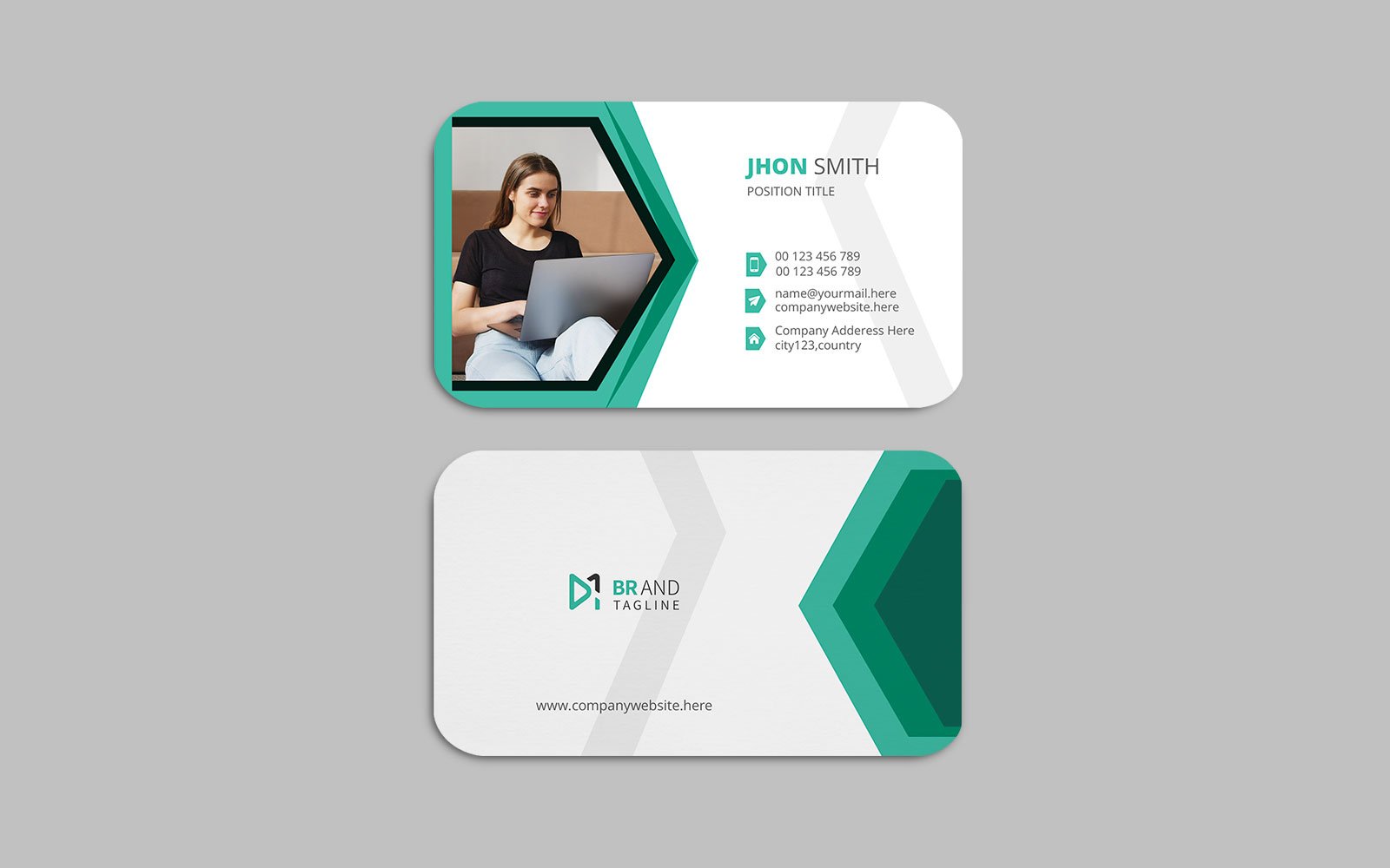 Elegant business card template