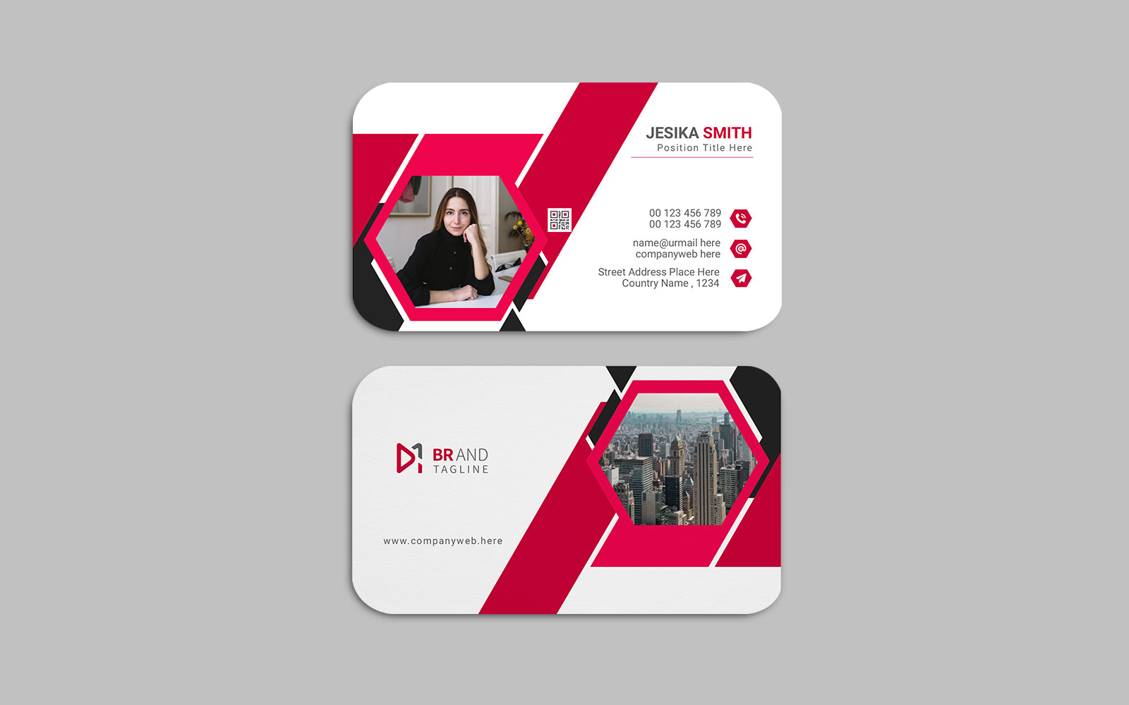 Creative and modern - visiting card design