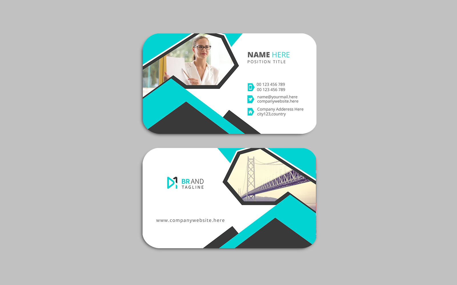 Creative and modern - business card  template design