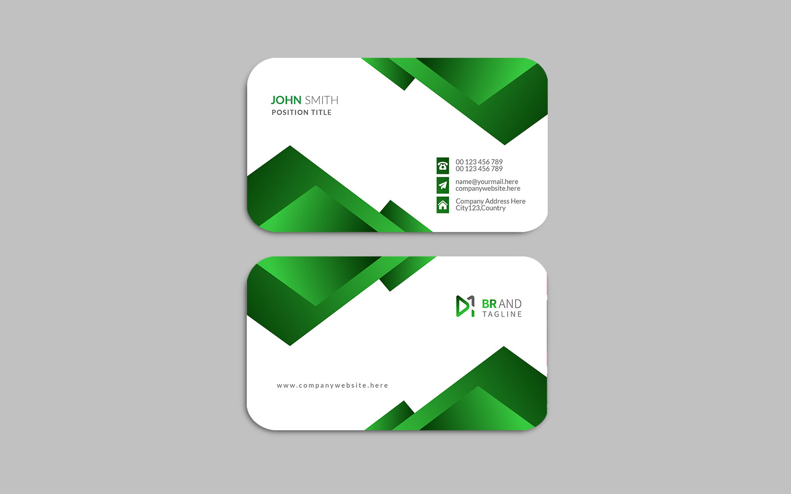 Creative and modern - visiting card template design