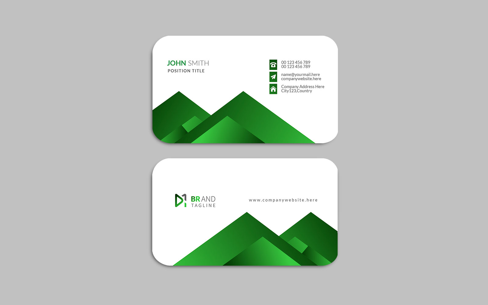 Creative and modern - name card template design