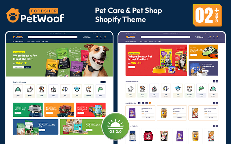 Petwoof - Pet Food & Pet Store Multipurpose Shopify 2.0 Responsive Theme