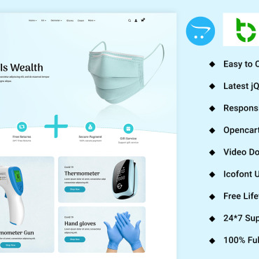 Template Ecommerce OpenCart Templates 382729