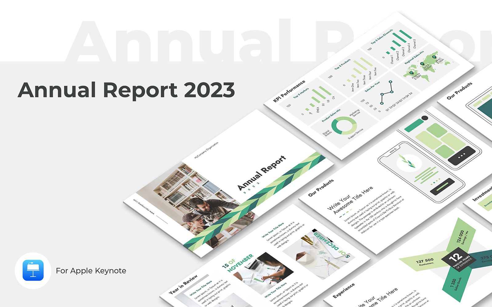 Annual Report 2023 Keynote Presentation Template