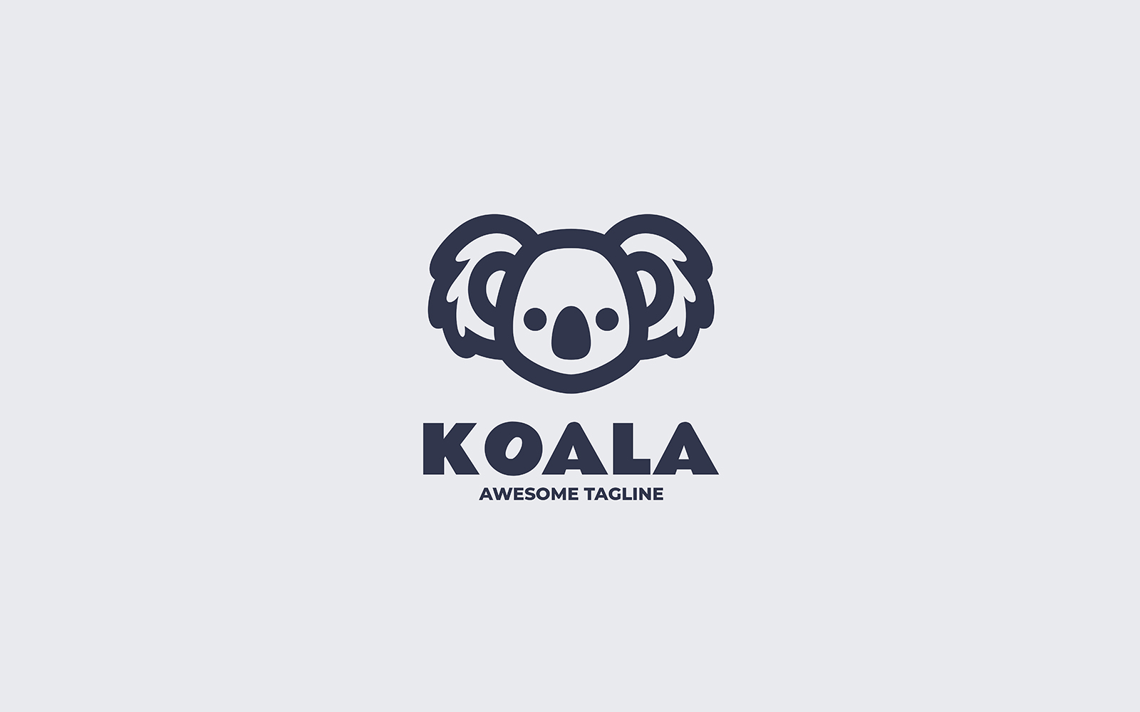 Koala Mascot Cartoon Logo 2
