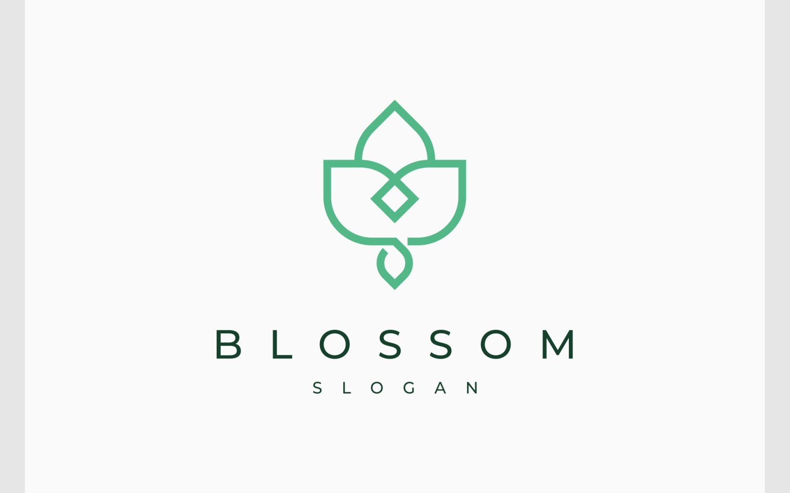Blossom Flower Leaf Tulip Relax Logo