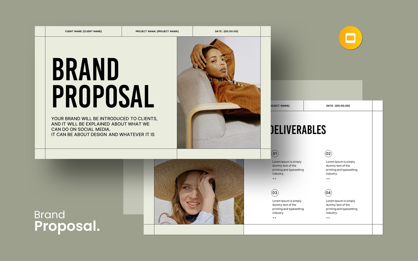 Brand Proposal Google Slides Templates