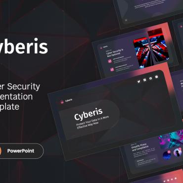 Cyber Data PowerPoint Templates 383037