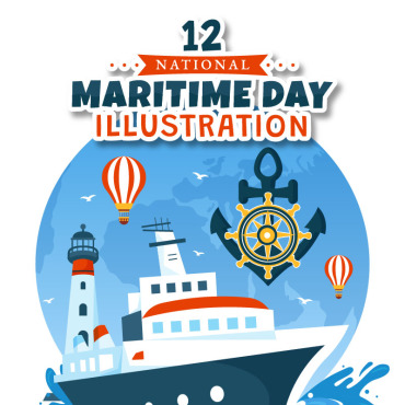 <a class=ContentLinkGreen href=/fr/kits_graphiques_templates_illustrations.html>Illustrations</a></font> maritime jour 383075