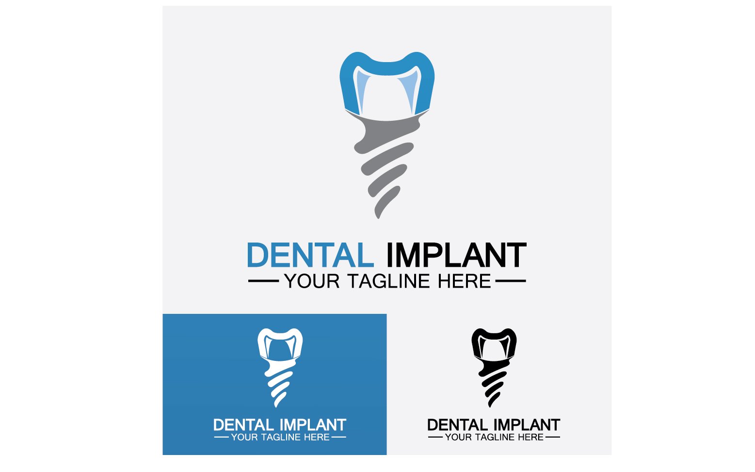 Dental logo design vector templatecreative dentist logo Version 3