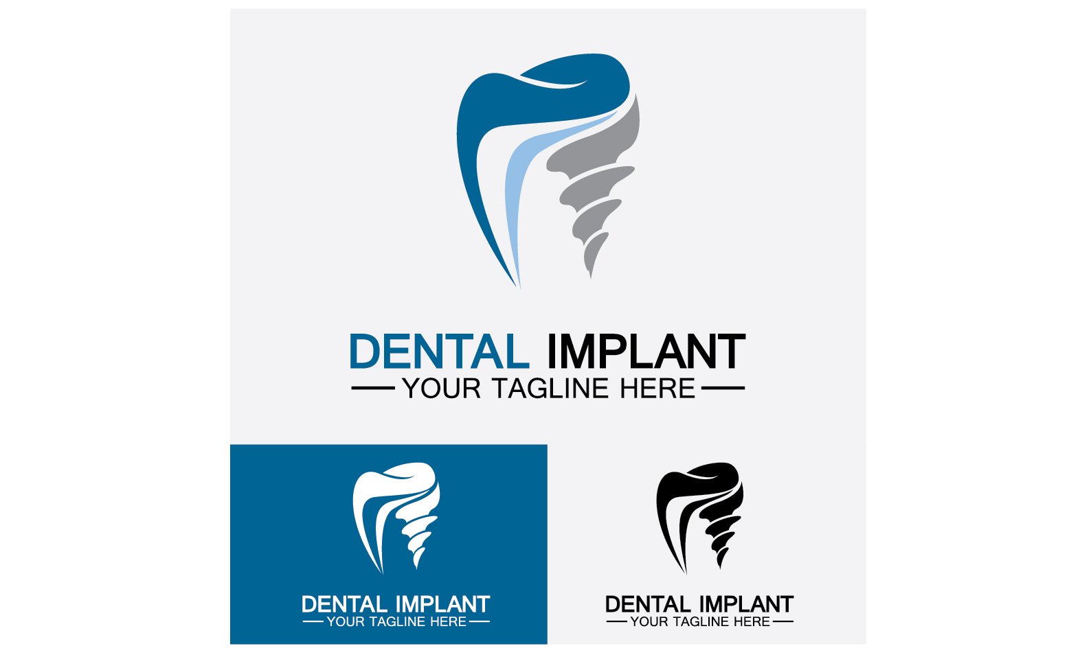 Dental logo design vector templatecreative dentist logo Version 15
