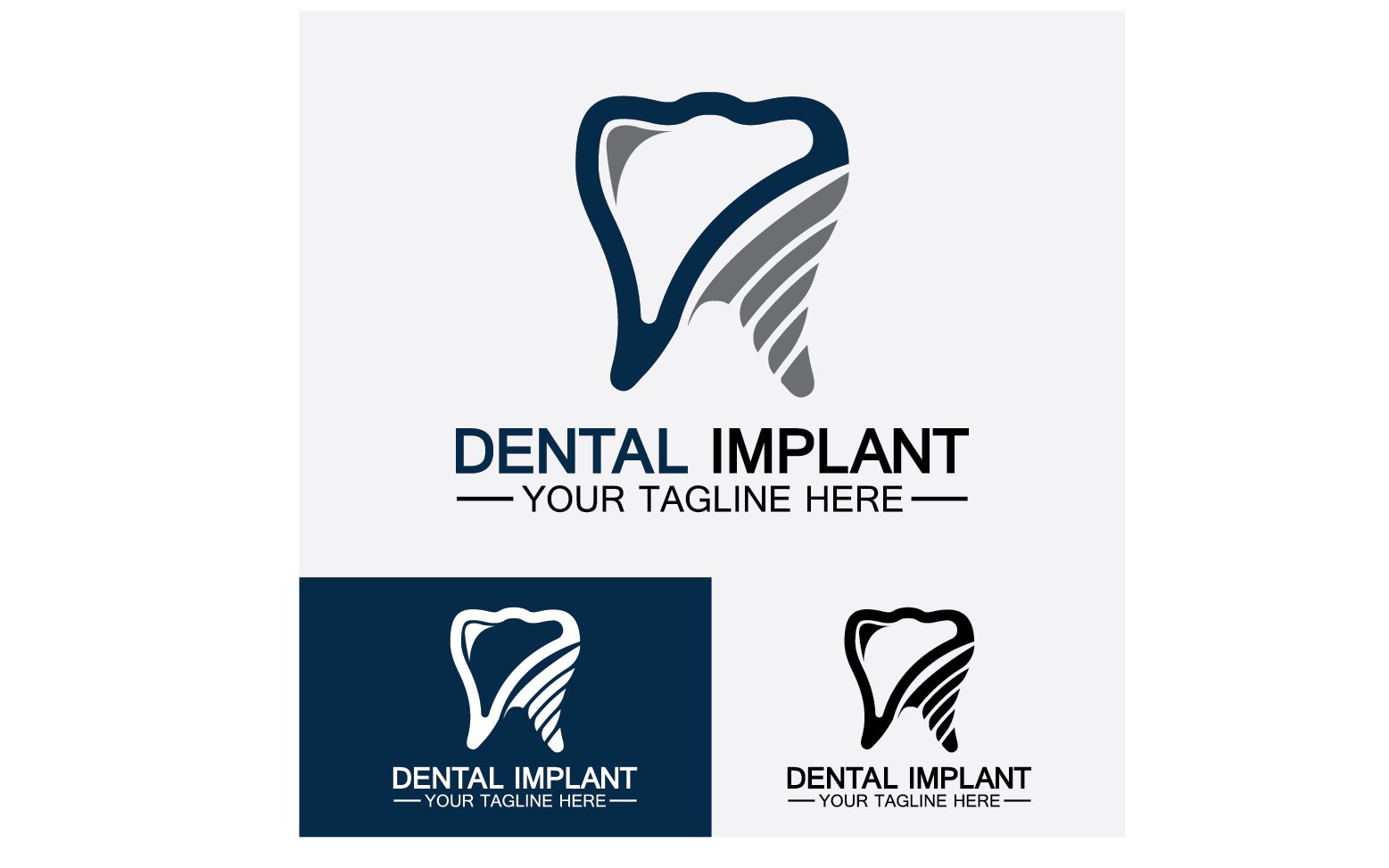 Dental logo design vector templatecreative dentist logo Version 19