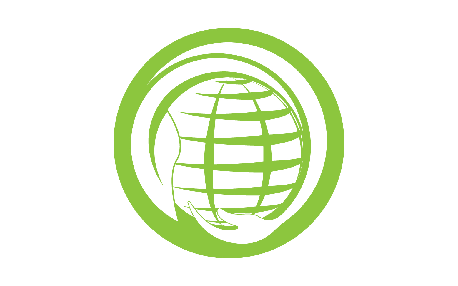 World go green save logo version 13