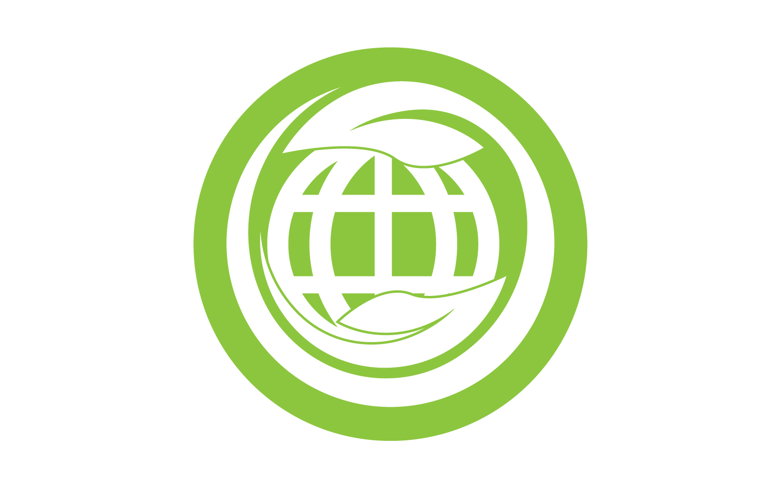 World go green save logo version 12