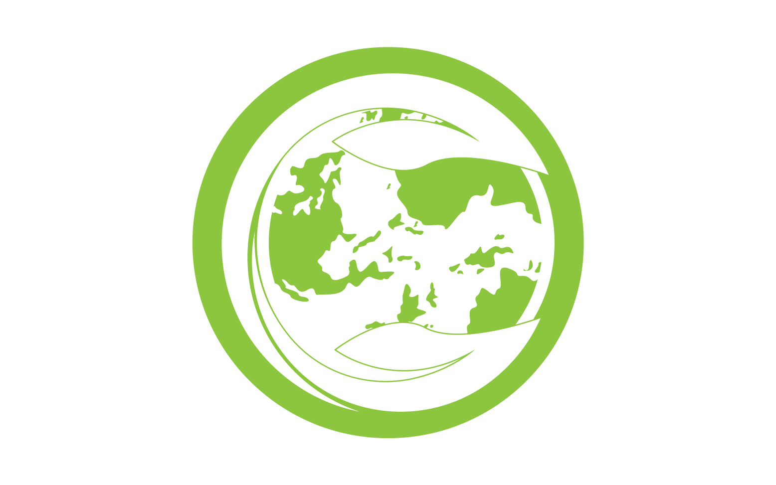 World go green save logo version 9