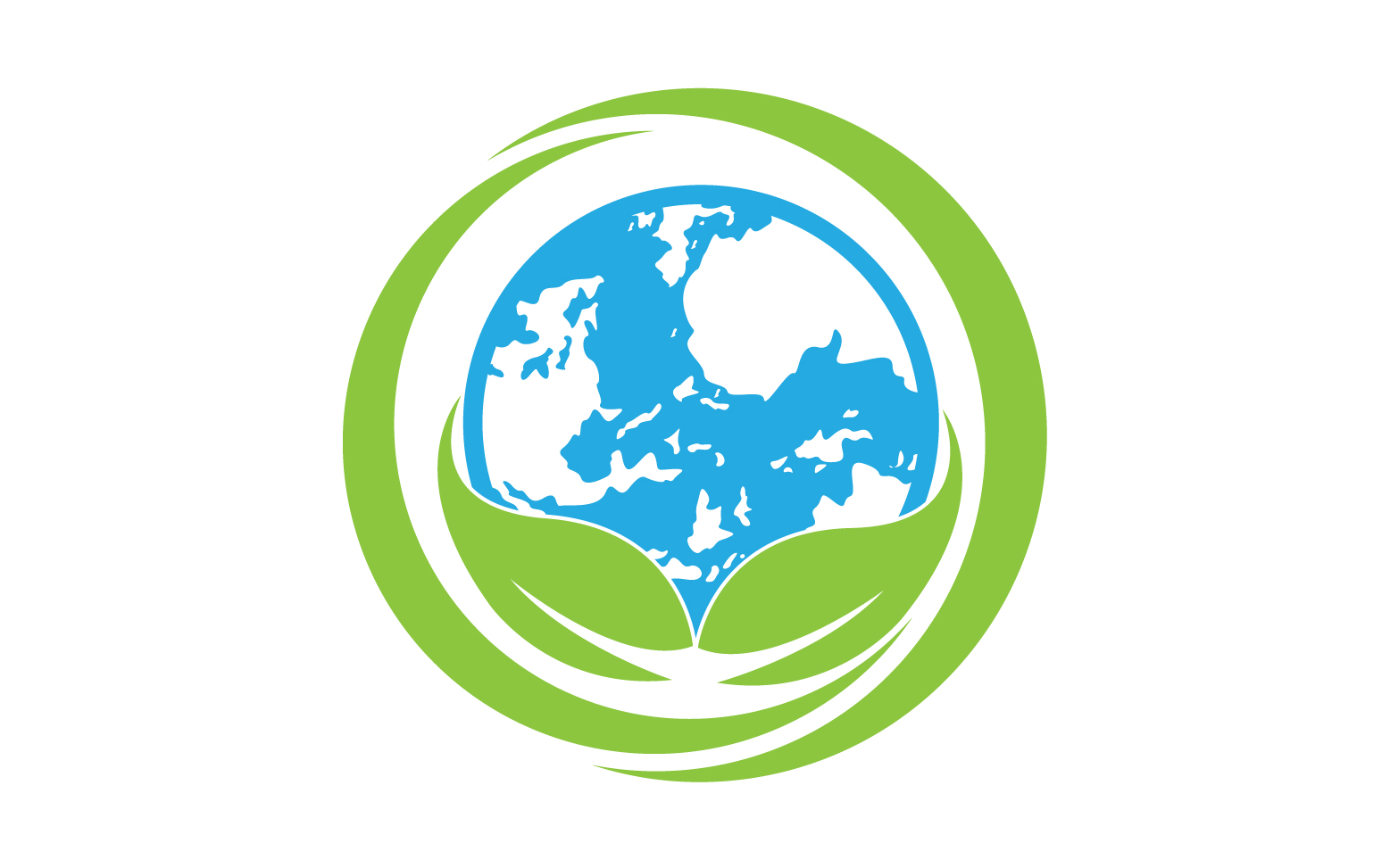 World go green save logo version 26