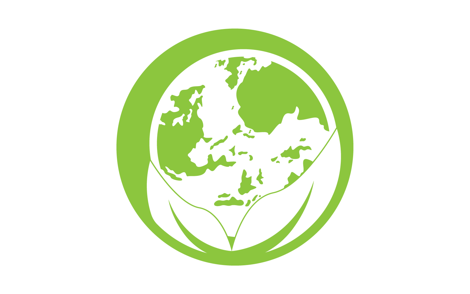 World go green save logo version 14