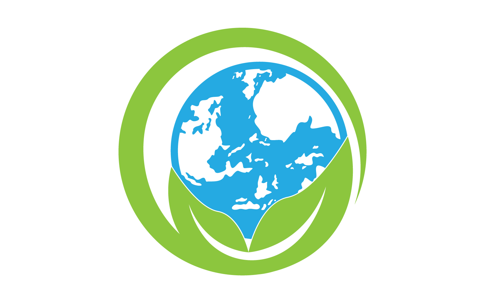 World go green save logo version 23