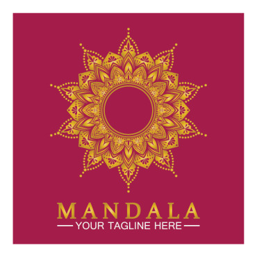 Mandala Illustration Logo Templates 383293