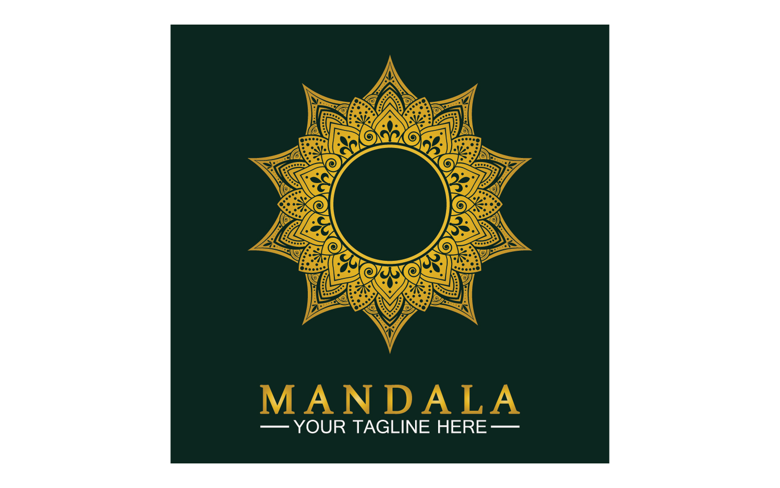 Mandala decoration in ethnic oriental doodle ornament version 20