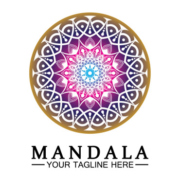Mandala Illustration Logo Templates 383343