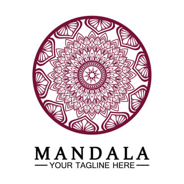 Mandala Illustration Logo Templates 383363