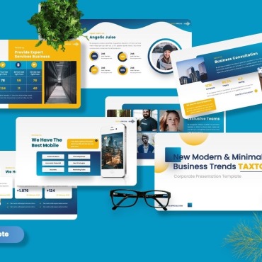 Business Clean Keynote Templates 383449