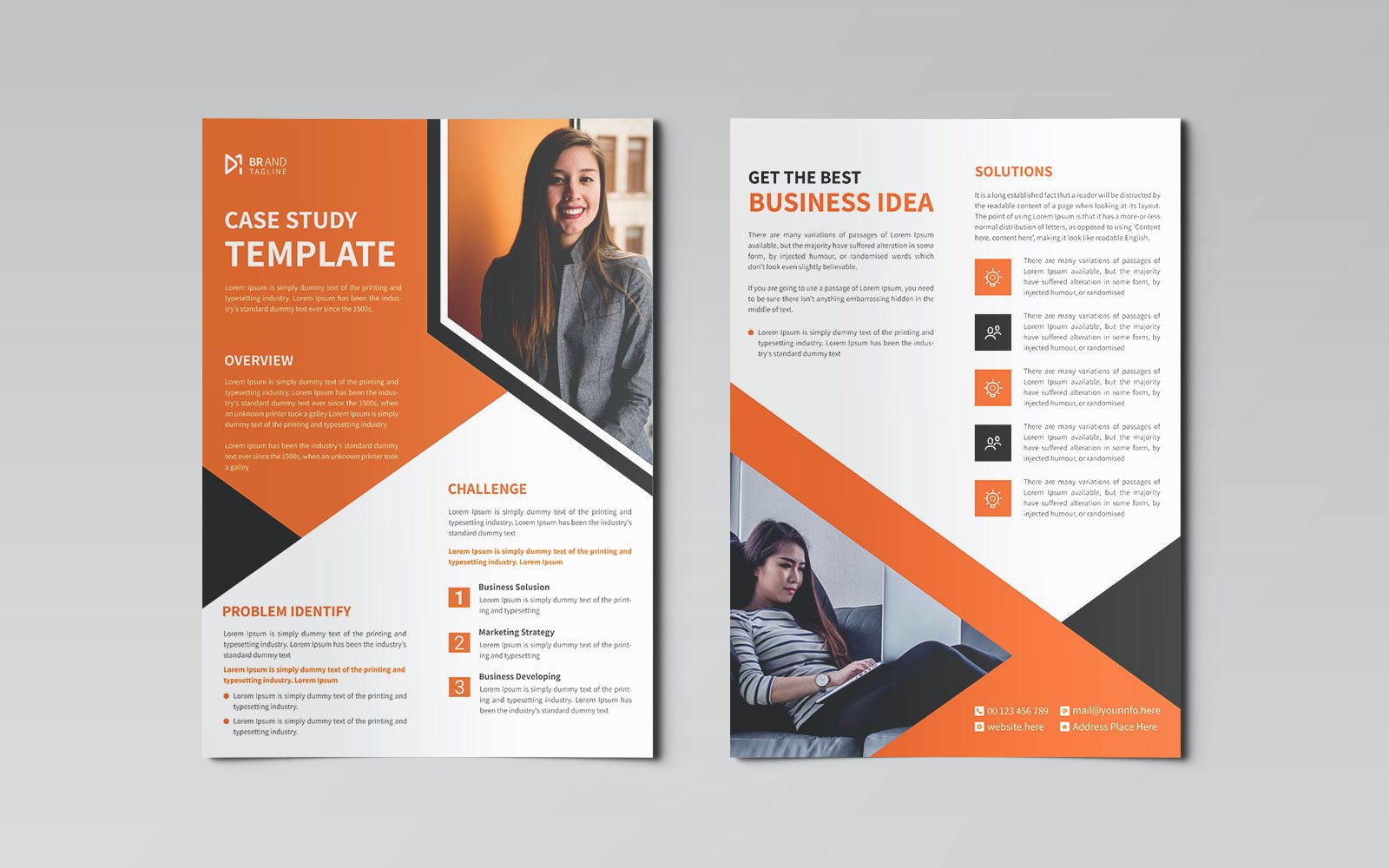 Marketing Case Study  Design Template