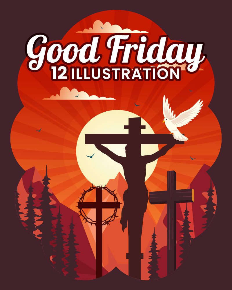 12 Good Friday Illustration