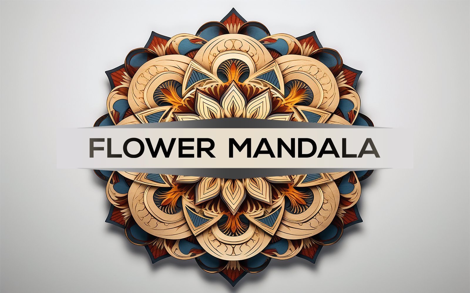 Sign mandala design | mandala identity design | 3d mandala