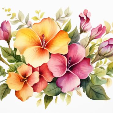 Bouquets Floral Illustrations Templates 383810