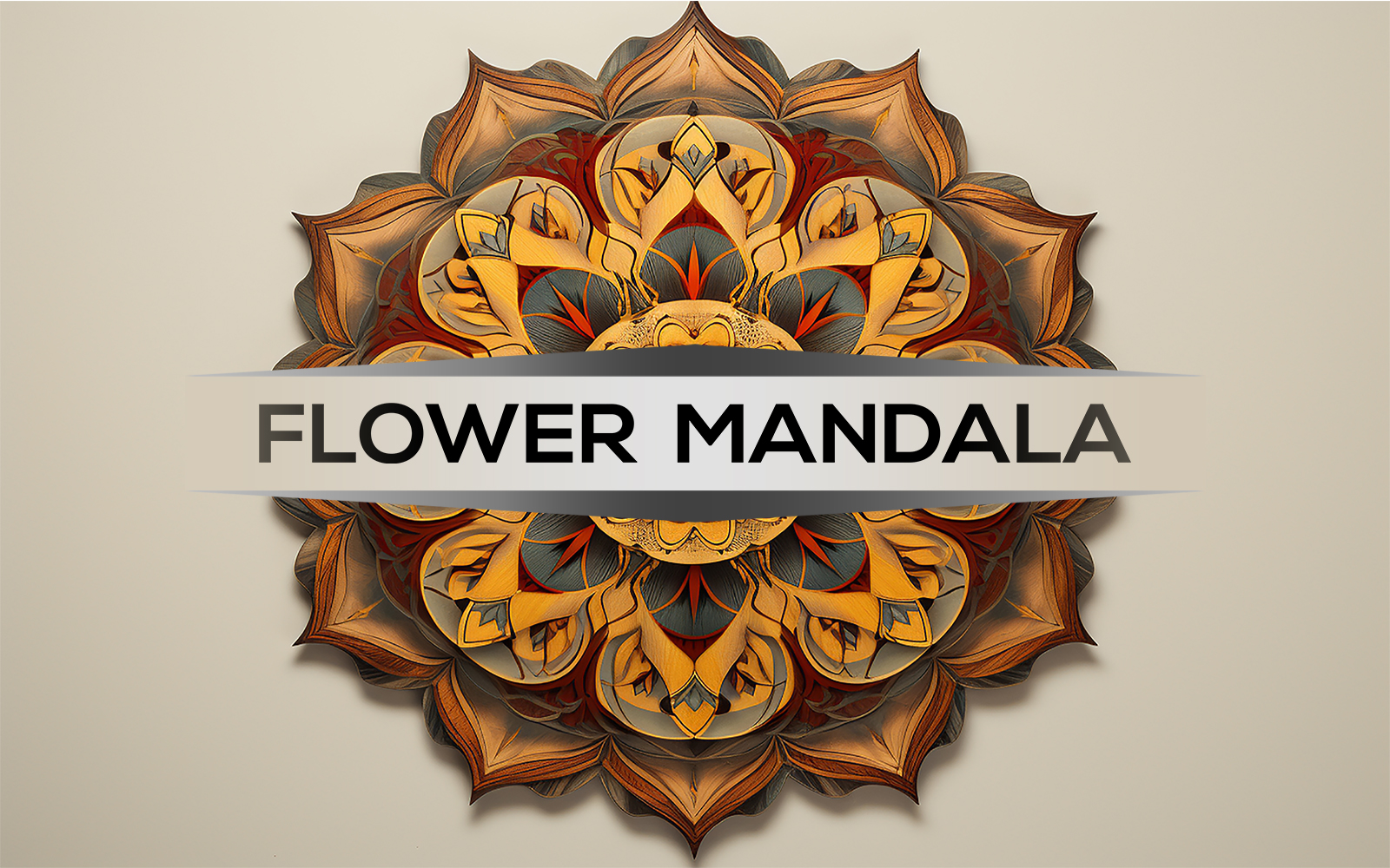 Sign mandala design | Premium mandala design | colorful flower mandala