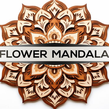 Flower Mandala Illustrations Templates 383931