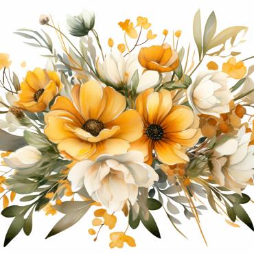 Bouquets Floral Illustrations Templates 384148