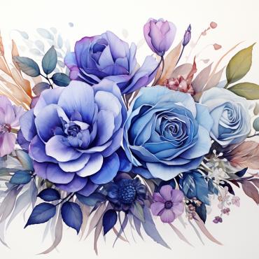 Bouquets Floral Illustrations Templates 384174