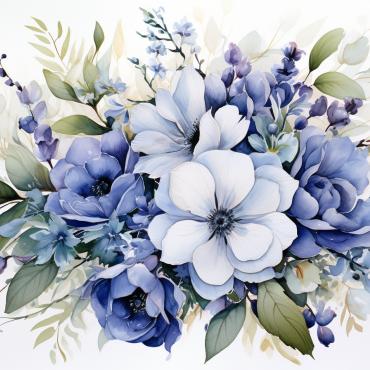 Bouquets Floral Illustrations Templates 384176