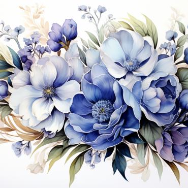 Bouquets Floral Illustrations Templates 384178