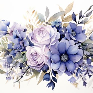 Bouquets Floral Illustrations Templates 384182