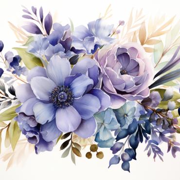 Bouquets Floral Illustrations Templates 384184