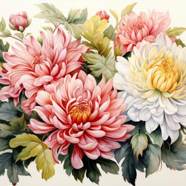 Bouquets Floral Illustrations Templates 384487