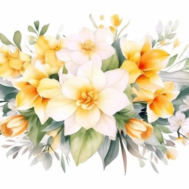 Bouquets Floral Illustrations Templates 384494