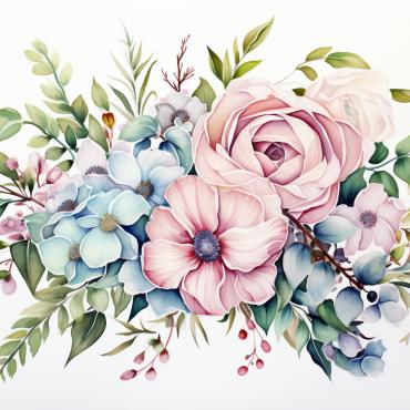 <a class=ContentLinkGreen href=/fr/kits_graphiques_templates_illustrations.html>Illustrations</a></font> bouquets floral 384499