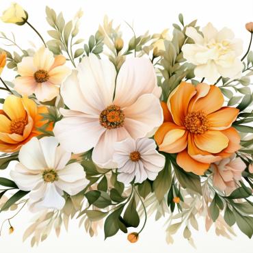 Bouquets Floral Illustrations Templates 384500