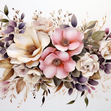 <a class=ContentLinkGreen href=/fr/kits_graphiques_templates_illustrations.html>Illustrations</a></font> bouquets floral 384520