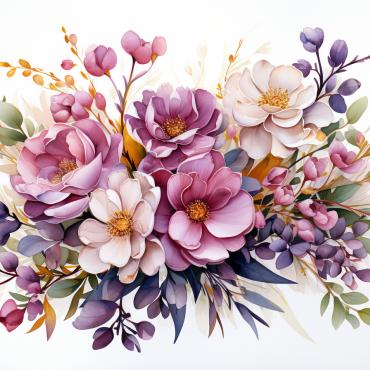 <a class=ContentLinkGreen href=/fr/kits_graphiques_templates_illustrations.html>Illustrations</a></font> bouquets floral 384533